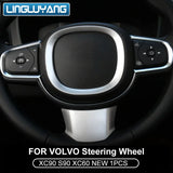 Steering Wheel Frame Trim for Volvo S90 XC90 V90 Car Interior Accessory LINGLUYANG