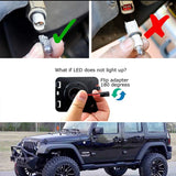 Pair Amber LED Side Marker Lights for Jeep JK Car Interior Accessory iJDM