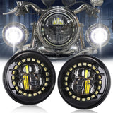 Moto Set For Harley Davidson Classic Street Glide Fat Boy Road King Heritage Softail