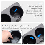Water Cup Holder Storage Box for Toyota Hilux 2015 - 2022