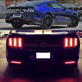 Rear Bumper 3D Optic LED Lights for Ford Mustang 2015-2017 Car Interior Accessory iJDM