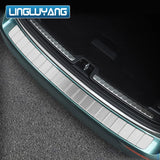 Stainless Trunk Trim Strip for Volvo V60 2018-2025 Car Interior Accessory LINGLUYANG