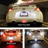 Rear Fog Light Brake Backup Reverse Kit for Nissan 370Z Car Interior Accessory iJDM