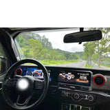 Dual Screen Speedometer Cluster for Jeep Wrangler 2018-2023 Car Interior Accessory Bosstar