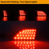 Sequential LED Bumper Reflector for Mazda 3 2013-2016 Car Interior Accessory iJDM