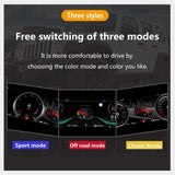 Linux Digital Speedometer Cluster for Jeep Wrangler 2011-2017 Android Head Unit Bosstar