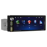 Single Din Car Stereo Wireless CarPlay Touch Screen Universal Android Head Unit OEM