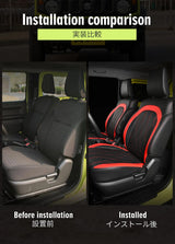 Jimny JB64 JB74 Waterproof Leather Seat Covers Set Car Interior Accessory GMUNI