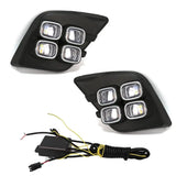 LED Bumper Fog Light DRL for Toyota Hilux Revo 2015-2017 LED Ambient Light MAGIC COLORM
