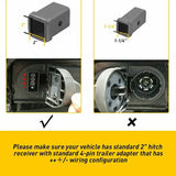 LED Trailer Hitch Cover Brake Light for Truck SUV Car Interior Accessory iJDM