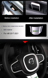 Interior Chrome Trim for Volvo V90 S90 2017-2021