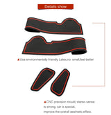 Gate Slot Cup Mat for Toyota Corolla Cross SUV 2021 2022 Anti-slip Pad Accessories Non-slip Mats Car Sticker Tidying