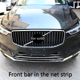 Stainless Front Bumper Trim for Volvo XC60 2018-2020 Car Interior Accessory LINGLUYANG