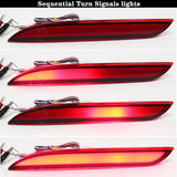 Rear Bumper 3D Optic LED Lights for Ford Mustang 2015-2017 Car Interior Accessory iJDM
