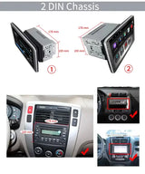 Universal Android Stereo 10" 1DIN 2DIN GPS Car Radio Android Head Unit Bosstar