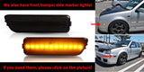 Amber LED Side Marker Light for VW Golf MK4 Jetta LED Ambient Light iJDM