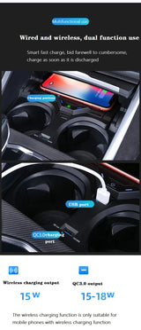 NFC Wireless Charger for BMW 3 Series 2020-2025 Car Interior Accessory LINGLUYANG