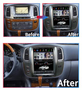 Android 12.1" Vertical Screen Stereo for Land Cruiser 100 Android Head Unit Bosstar