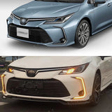 Chrome LED DRL and Fog Light for Toyota Corolla 2019-21 LED Ambient Light MAGIC COLORM