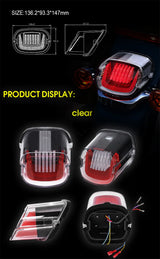 Smoke Clear LED Tail Brake Light Turn Lamp Low Profile For Harley Dyna Electra Glide Street Glide Fat Boy Road King XL 833 1200