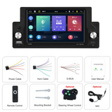 5.9" 1Din Android Auto Car Stereo for Universal Fit