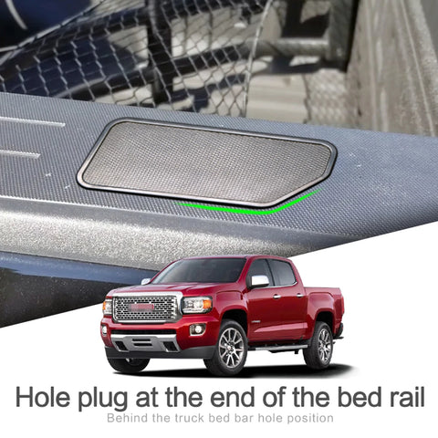 Chevrolet Colorado GMC Canyon 2015 - 2021 Pocket Covers Truck Pickup Protective Bed Rail Hole Plugs Accessories 2PCS Pickup A