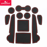 Gate Slot Cup Mat for Toyota Corolla Cross SUV 2021 2022 Anti-slip Pad Accessories Non-slip Mats Car Sticker Tidying Car Floo
