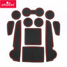 Gate Slot Cup Mat for Toyota Corolla Cross SUV 2021 2022 Anti-slip Pad Accessories Non-slip Mats Car Sticker Tidying
