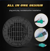 Motorcycle 7inch LED Headlight 7 H4 LED DRL Halo Ring Amber Turn Signal Headlamp For Harley Davidsion Softail Slim Fat Boy Moto