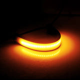 Turn Signal Light Strip Amber for Motorcycle ATV UTV Car Interior Accessory iJDM