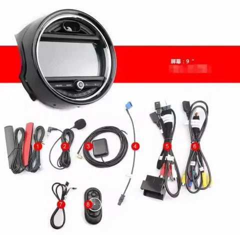 9 inch Tesla Style Android Head Unit for Mini EVO 2018+ Android Head Unit Bosstar 9" 8core 8+256GB