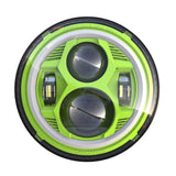 7 Inches H4 LED Moto Headlight Round For JeepJK TJ Touring Lada 4x4