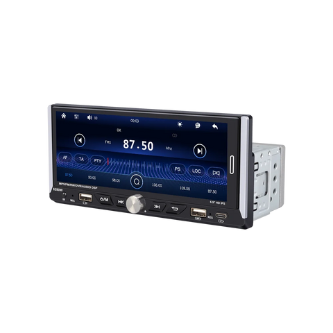 6.86" 1Din Wireless CarPlay Auto Radio for Universal Android Head Unit bosstar 6.86"