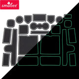 Smabee Anti-Slip Gate Slot Cup Mat for Kia Sorento Cup Holder Door Groove Non-slip Pad Accessories