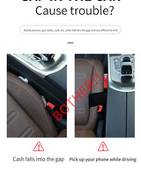 Seat Gap Storage Box with LED Light for Universal Cars Car Interior Accessory LINGLUYANG