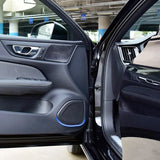 Stainless Steel Speaker Cover Trim for Volvo S60 V60 Car Interior Accessory LINGLUYANG