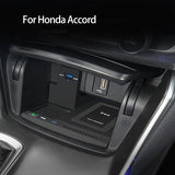 15W Wireless Charger Pad for Honda Accord 2018-2020 Car Interior Accessory LINGLUYANG