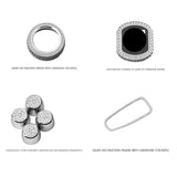 Zinc Alloy Diamond Interior Trim for Volvo Car Interior Accessory LINGLUYANG