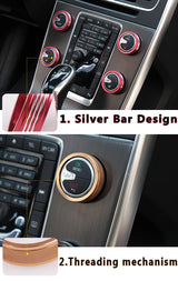 Aluminum Alloy AC Knobs for Volvo S60 2012-2016 Car Interior Accessory LINGLUYANG