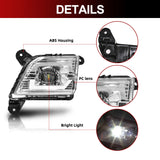 LED Fog Light Assembly with DRL for Silverado 2019-2020 LED Ambient Light MAGIC COLORM