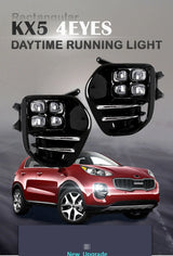 LED Fog Lights Daytime Running Light for KIA Sportage Car Interior Accessory MAGIC COLORM