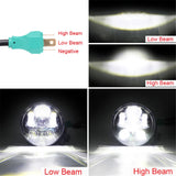 5.75 Inch LED Motorcycle Projector Headlight Led Hi/Lo Beam for Harley Sportster 1200 883 Touring Scrambler Headlamp Accessor