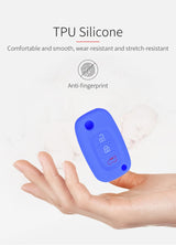 Silicone Key Cover Case for Smart Fortwo Forfour 451