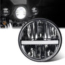 7" Inch H4 LED Moto Headlight For Harley Softail Slim Fat Boy 7inch Halo DRL Turning Led Motorcycle Headlamp For Harley Touring