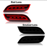 LED Bumper Reflector Lights for Subaru WRX Impreza 2008-2018 Car Interior Accessory iJDM