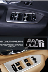 Window Switch Decor Frame for Volvo XC90 2015-2020 Car Interior Accessory LINGLUYANG