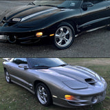 LED Side Marker Front & Rear Amber/Red for Pontiac Firebird Trans Am 1998-2002