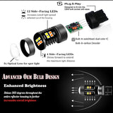 White Amber Switchback LED for Car Turn Signal LED Ambient Light iJDM