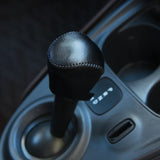 Premium Leather Gear Shift Cover for Smart 453 Fortwo Car Interior Accessory GMUNI