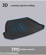 Waterproof Rubber Trunk Mat for Volvo Multi-Model